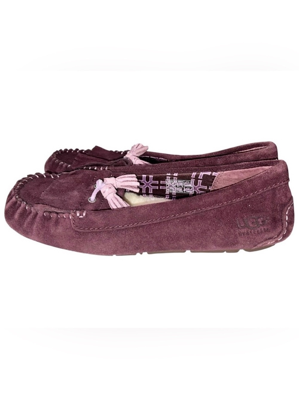 UGG Moccasin Shoes Women’s Size 8 Purple Lizzy S/N 1005475